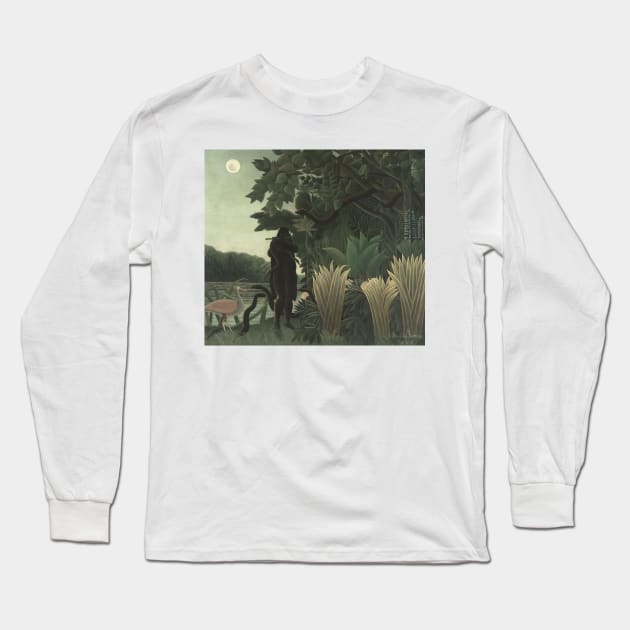 The Snake Charmer by Henri Rousseau Long Sleeve T-Shirt by Classic Art Stall